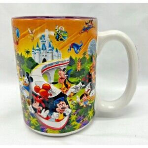 WALT DISNEY WORLD Jumbo Ceramic 3D Grandma Mug - Four Parks One World